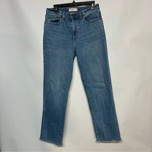 Abercrombie & Fitch Straight Leg Blue Jeans
